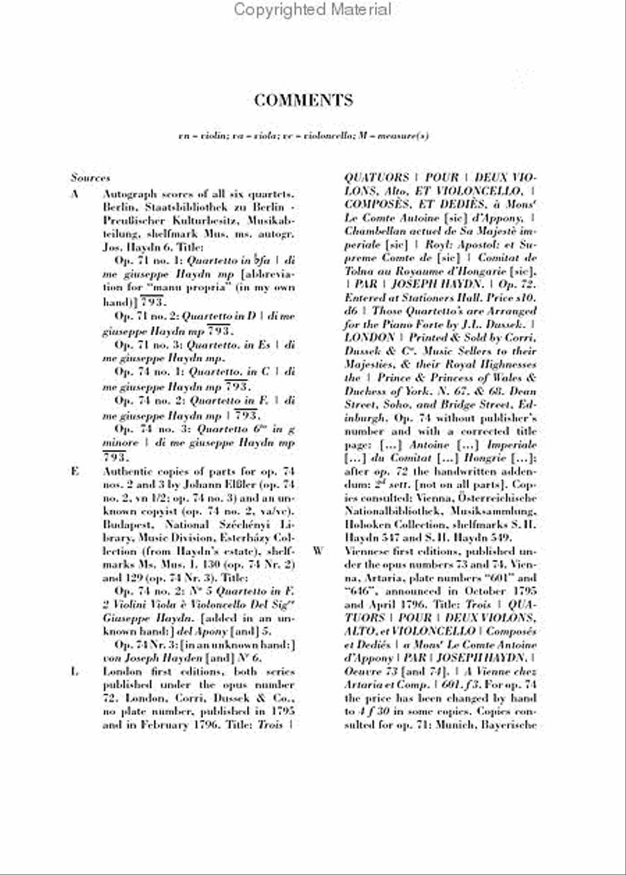 String Quartets, Vol. IX, Opus 71 and 74 (Apponyi-Quartets) String Quartet scores gallery preview page 8
