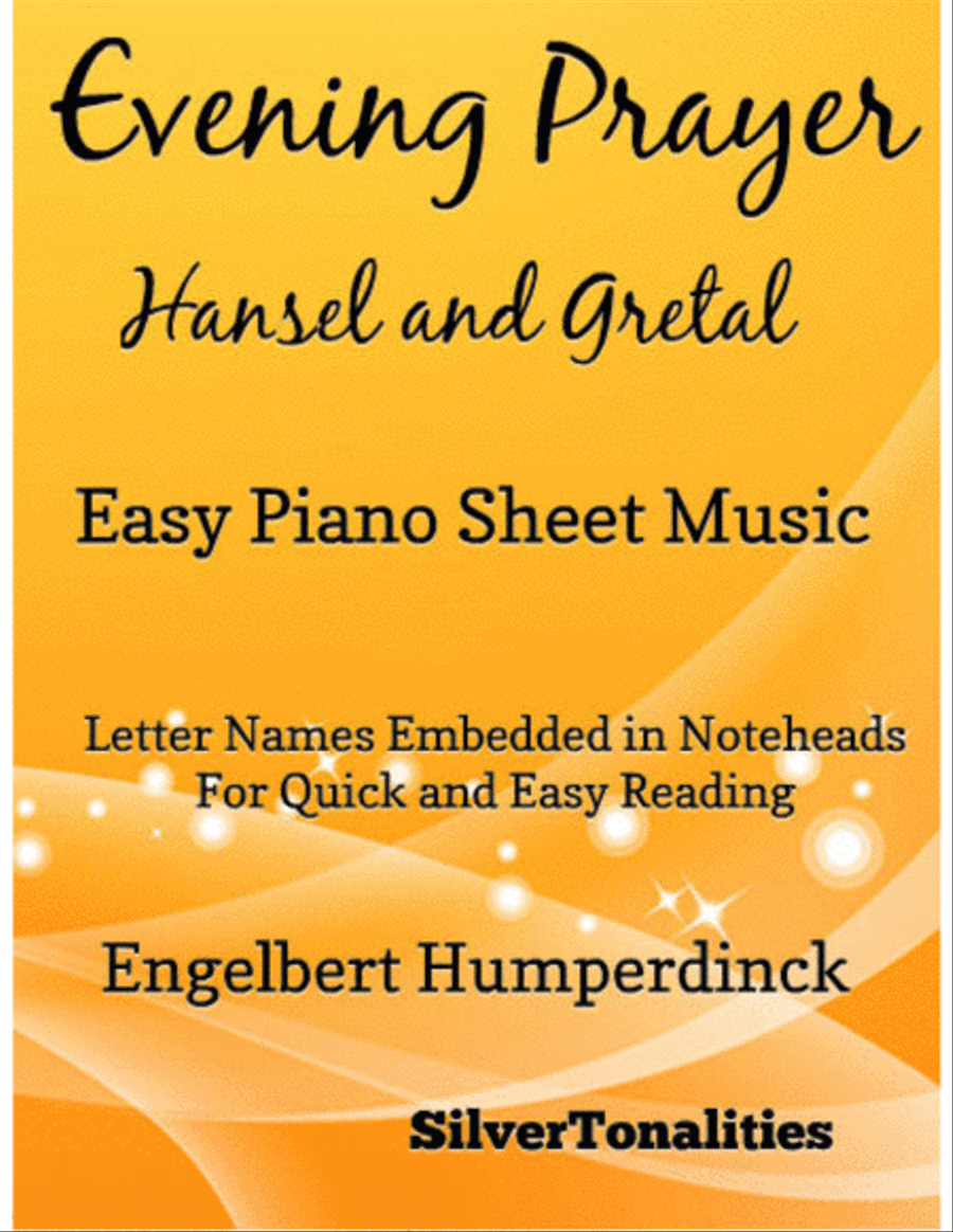 Evening Prayer Hansel and Gretal Easy Piano Sheet Music Easy Piano scores gallery preview page 1