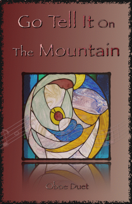Book cover for Go Tell It On The Mountain, Gospel Song for Oboe Duet