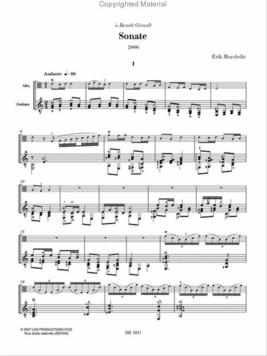 Sonate Sonate Classical Guitar scores gallery preview page 2