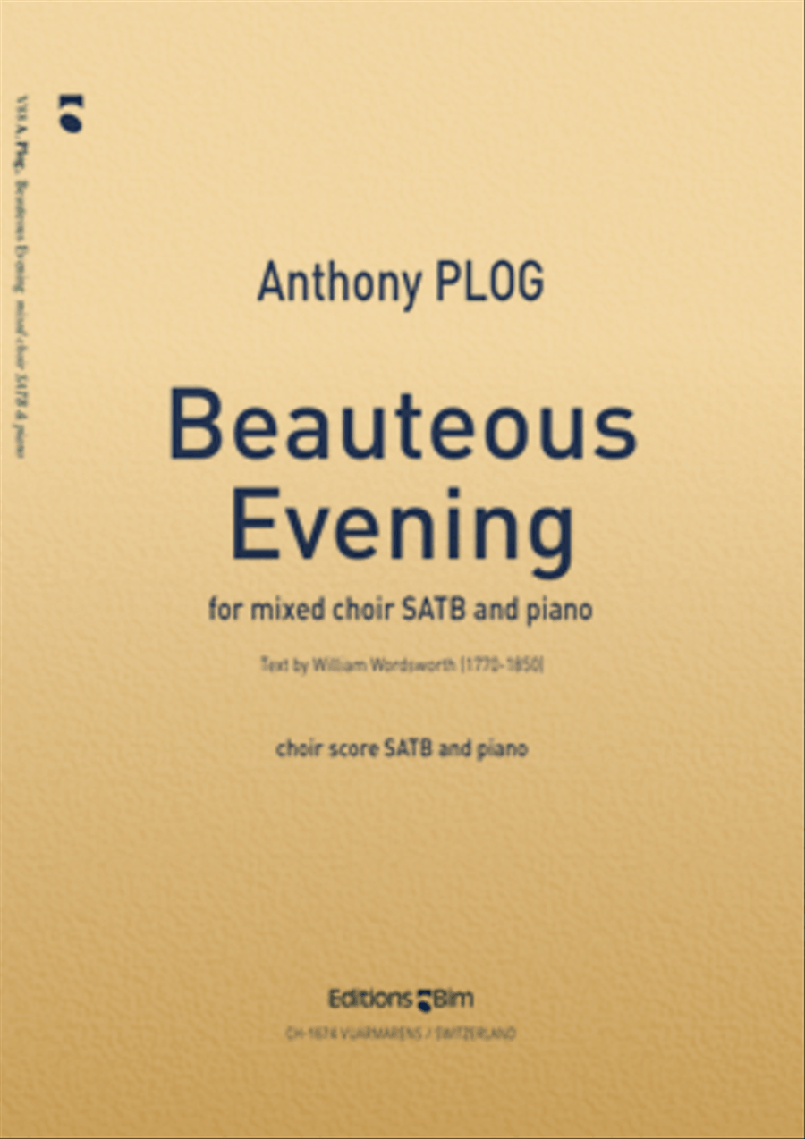 Beauteous Evening 4-Part scores gallery preview page 1