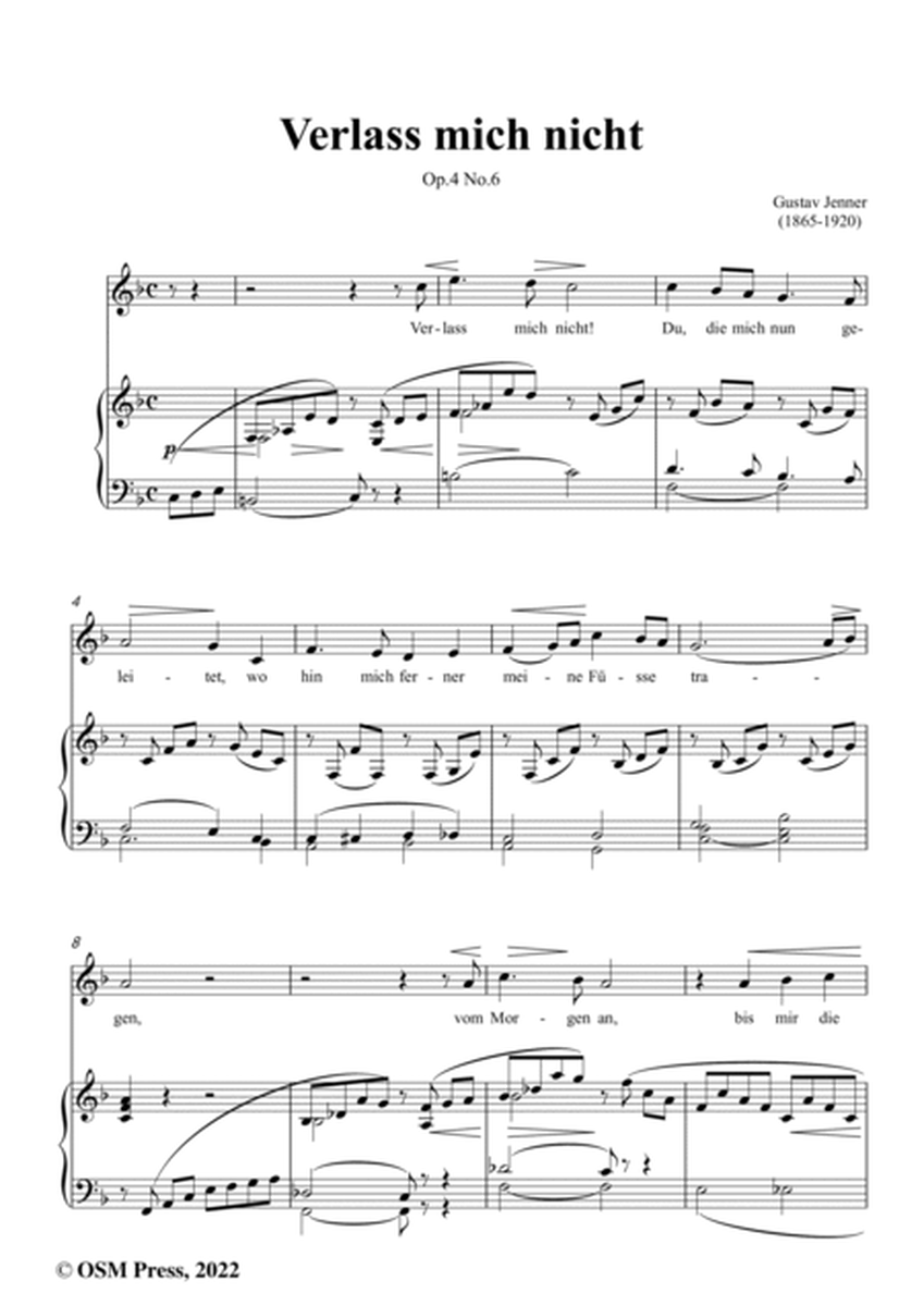 Jenner-Verlass mich nicht,in in F Major,Op.4 No.6