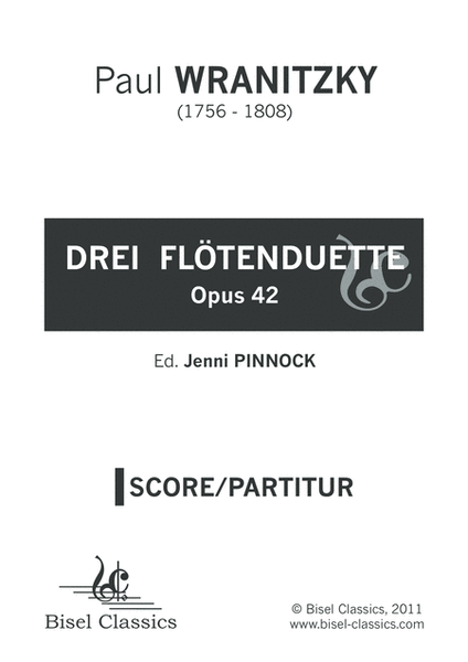 Drei Flotenduette, Opus 42