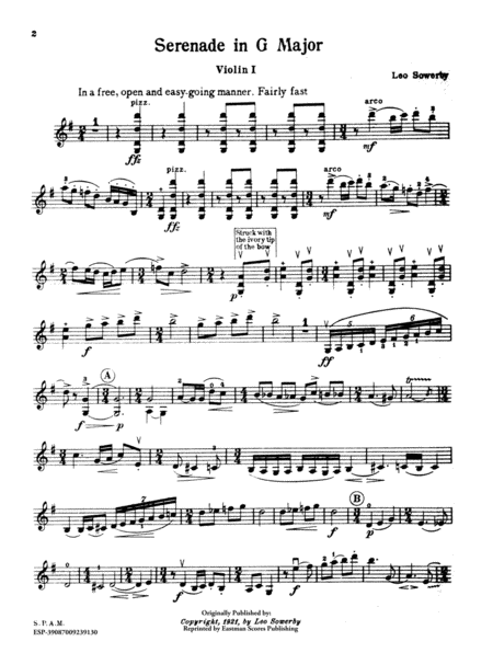 Serenade, in G major; quartet for strings