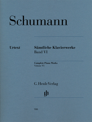 Book cover for Complete Piano Works – Volume 6