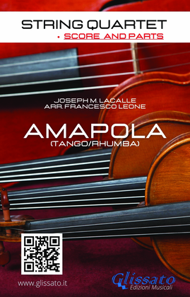 String Quartet: Amapola (score and parts)