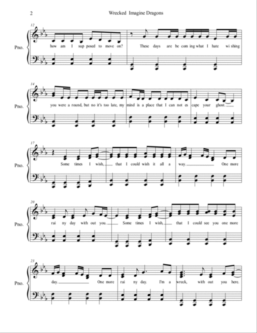 Wrecked Wrecked Small Ensemble scores gallery preview page 2