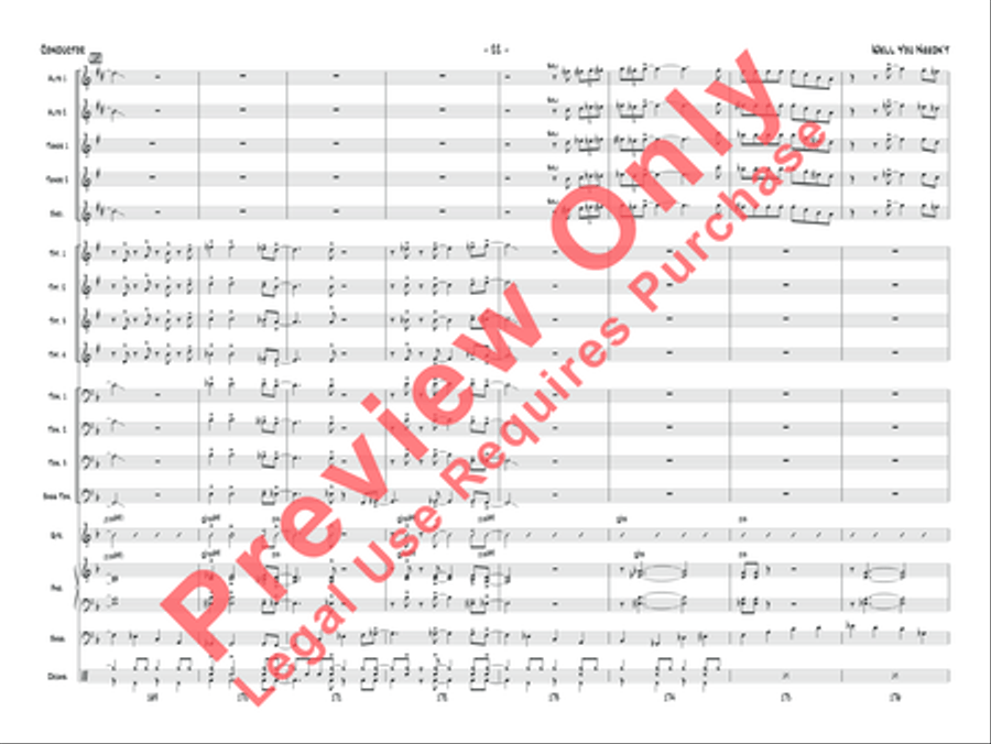 Well You Needn't Jazz Ensemble scores gallery preview page 23