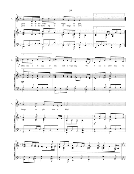 Christmas is Jesus - alto solo with piano accompaniment image number null