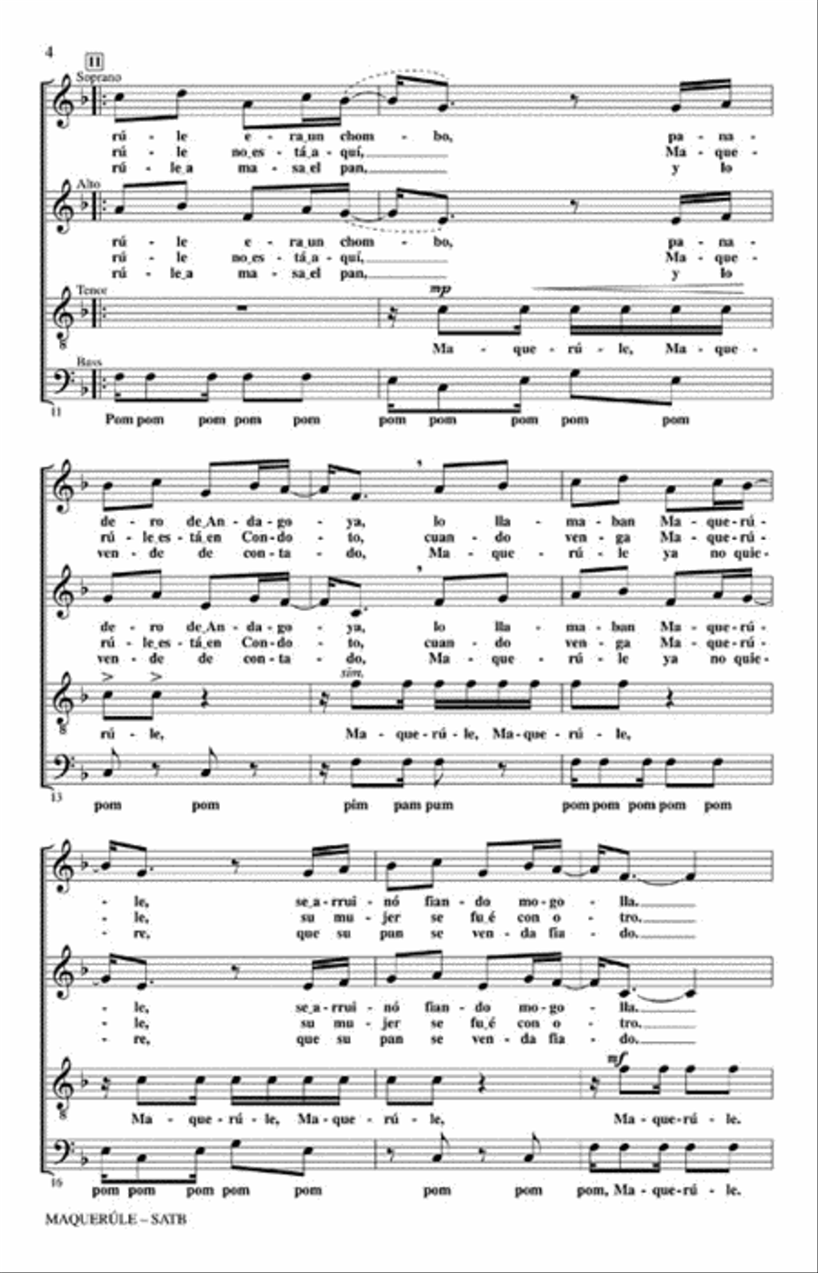 Maquerúle 4-Part scores gallery preview page 3
