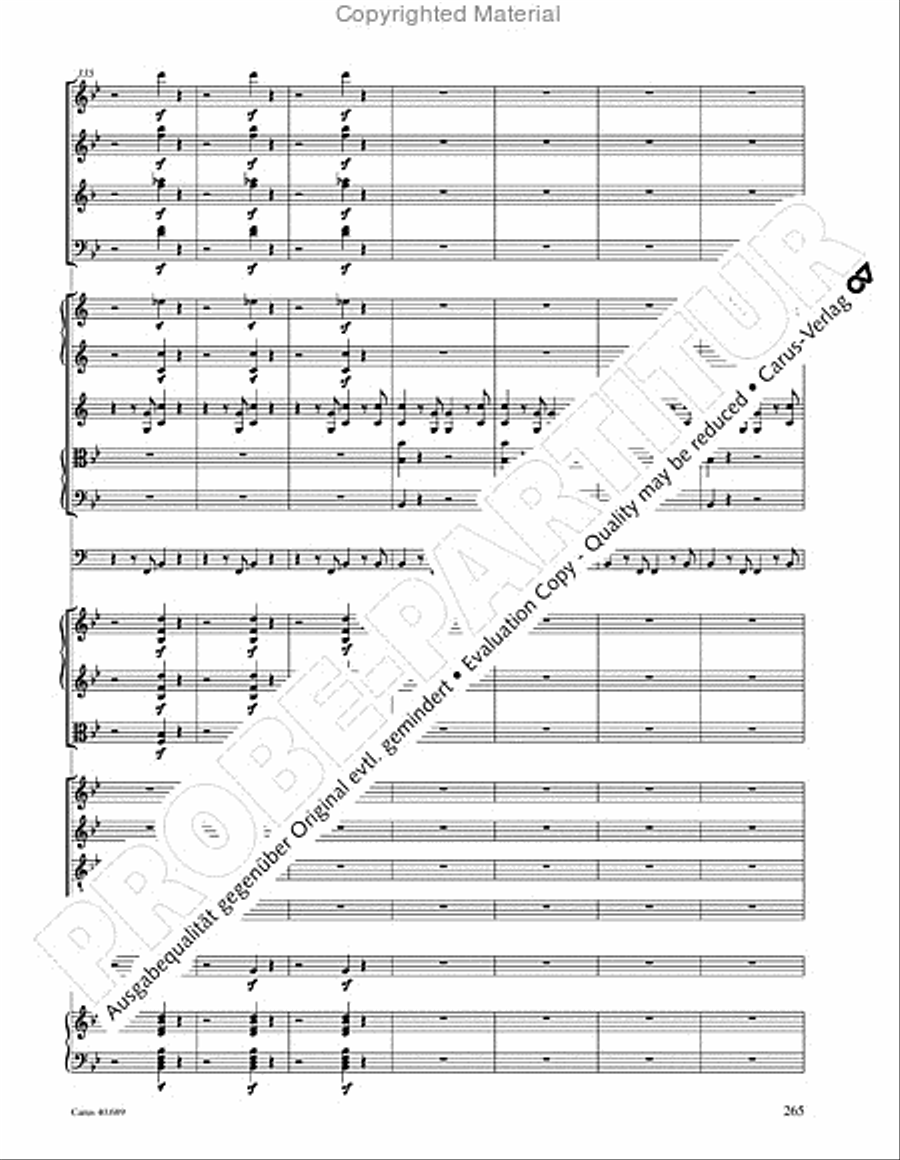 Missa solemnis Missa solemnis 4-Part scores gallery preview page 281