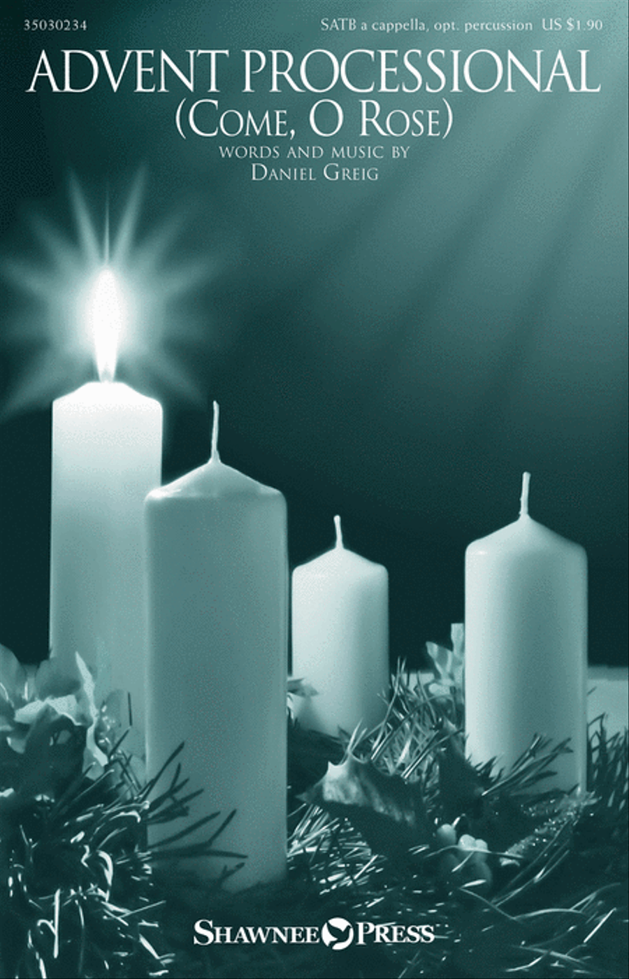 Advent Processional 4-Part scores gallery preview page 1