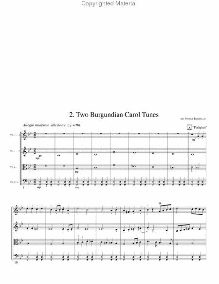 Christmas Album for String Quartet - Score image number null