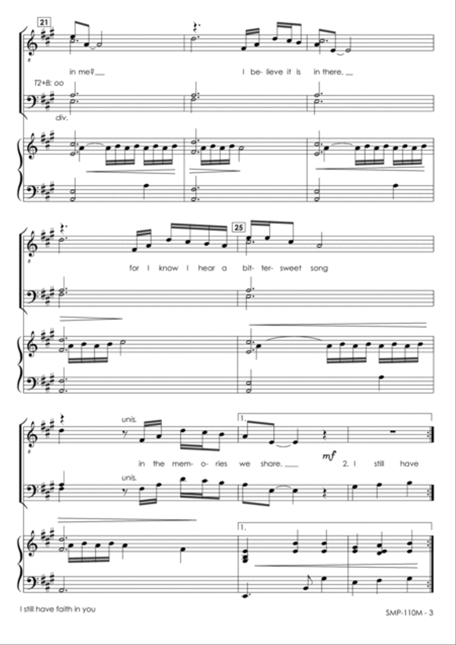 I Still Have Faith In You TTBB scores gallery preview page 6
