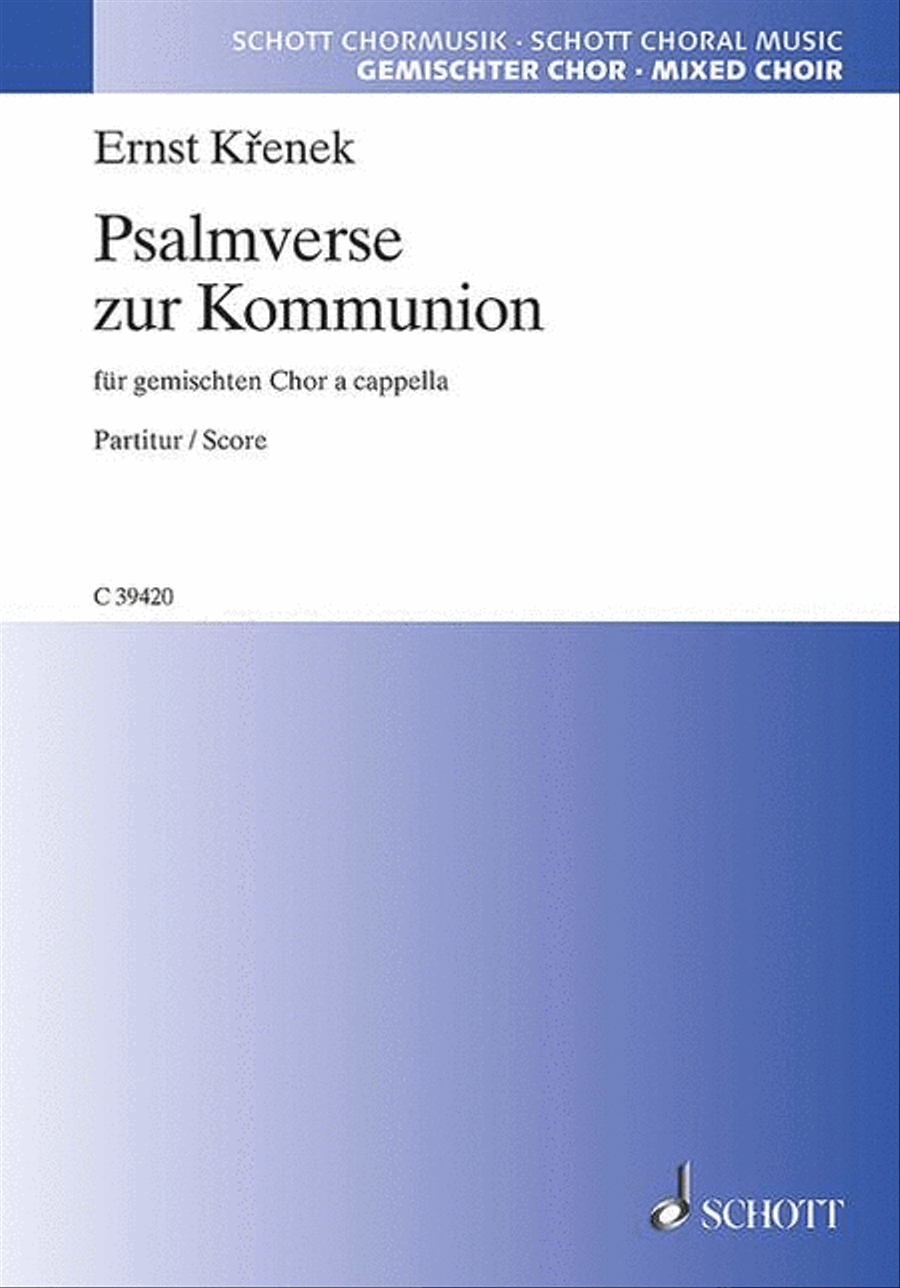 Psalmverse zur Kommunion 4-Part scores gallery preview page 1