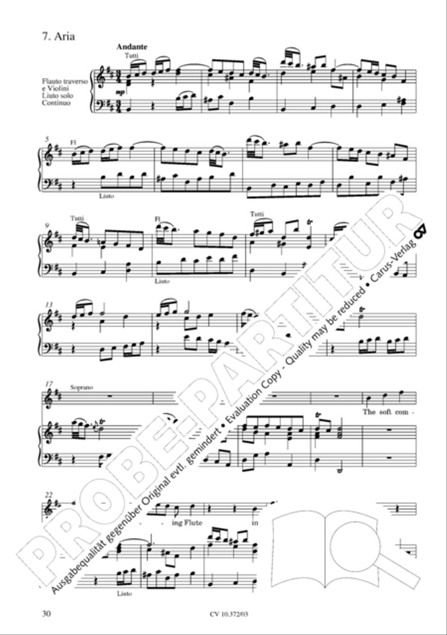 Ode for St. Cecilias Day 4-Part scores gallery preview page 31