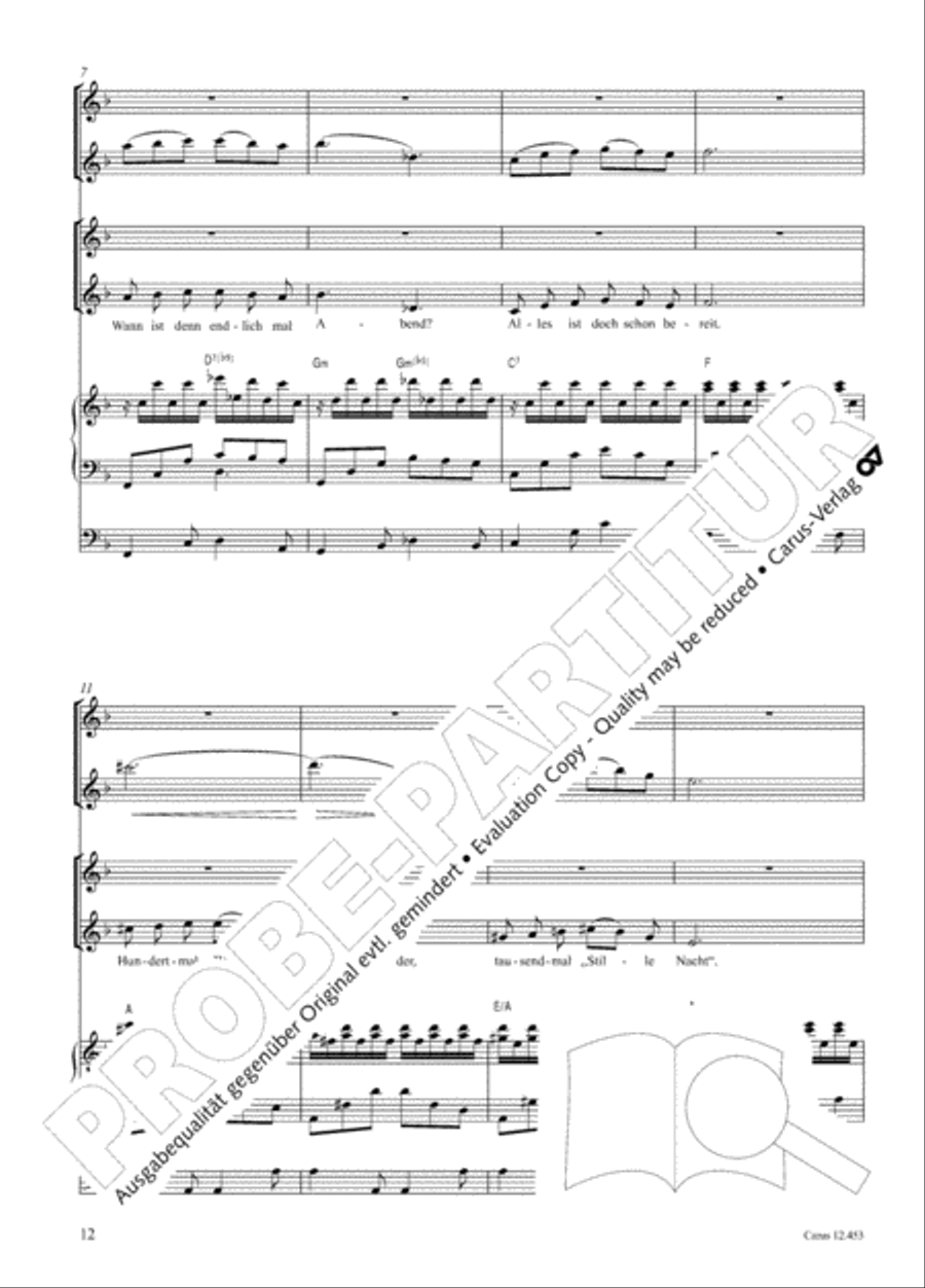 Die Weihnachtskiste. Ein Musical zur Weihnachtszeit Children's Choir scores gallery preview page 13