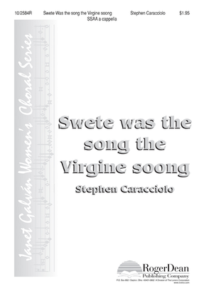 Book cover for Swete was the song the Virgine soong