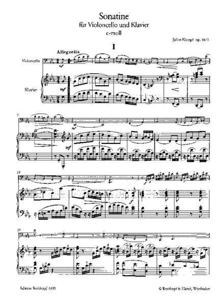 Sonatina in C minor Op. 48/1