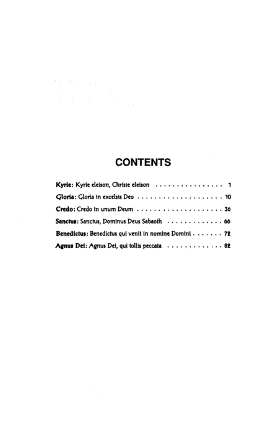 Mass in E-flat Major Mass in E-flat Major 4-Part scores gallery preview page 3