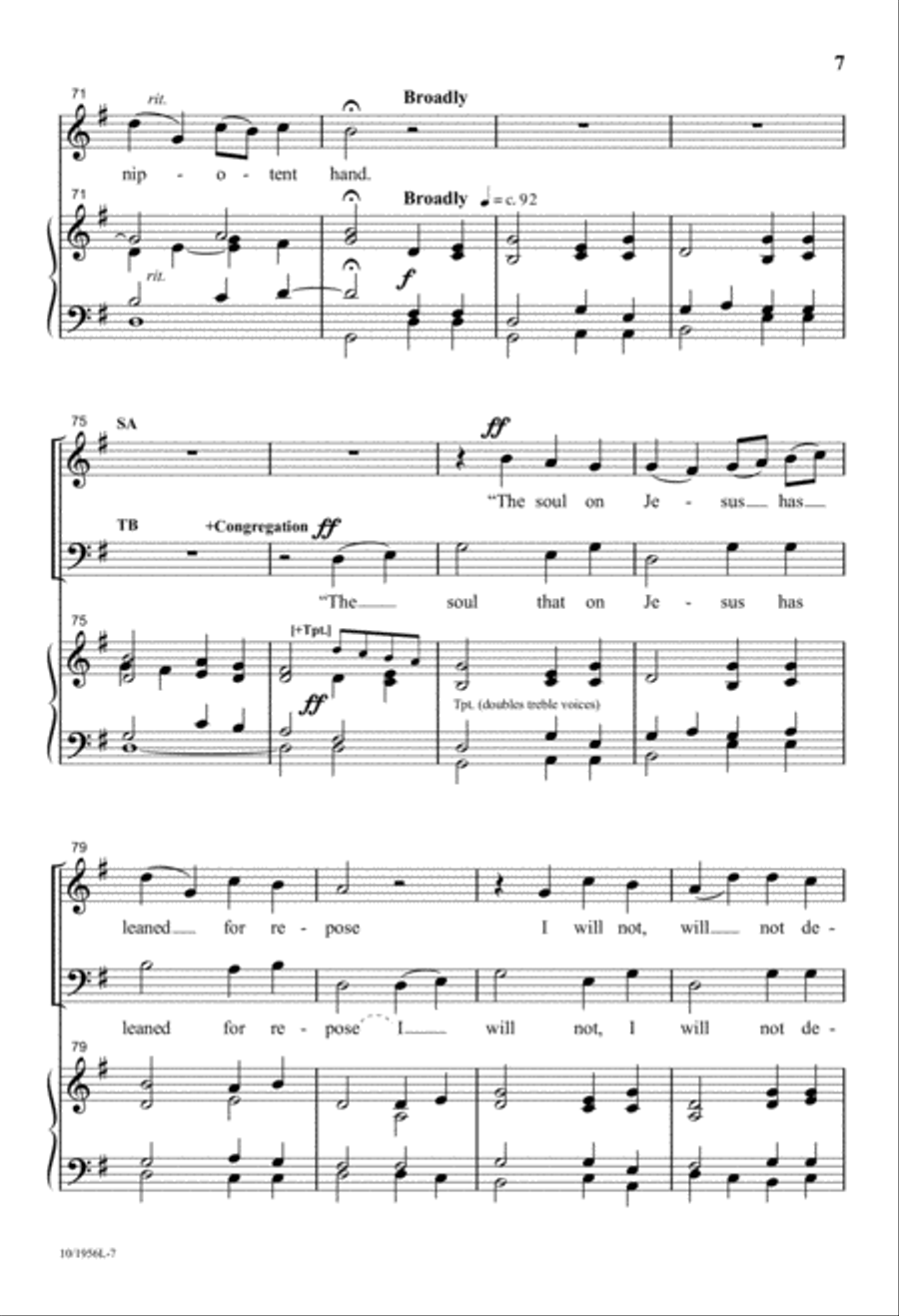 Song of Promise Song of Promise 4-Part scores gallery preview page 7