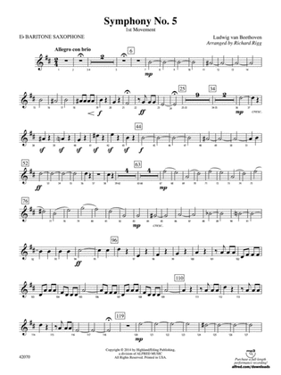 Symphony No. 5: E-flat Baritone Saxophone