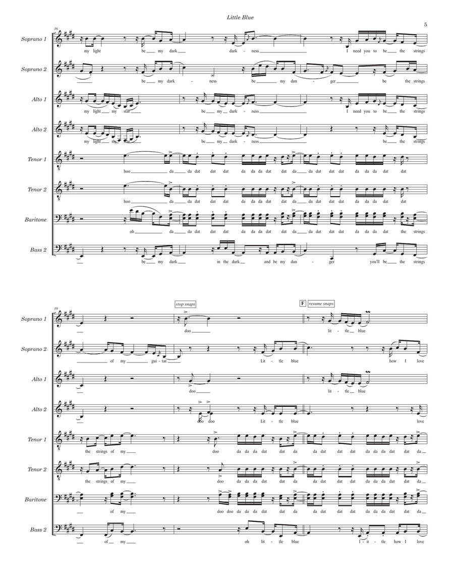Little Blue Divisi scores gallery preview page 5
