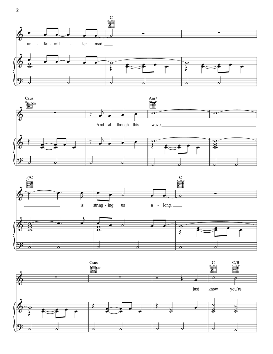 Home Piano, Vocal, Guitar scores gallery preview page 2