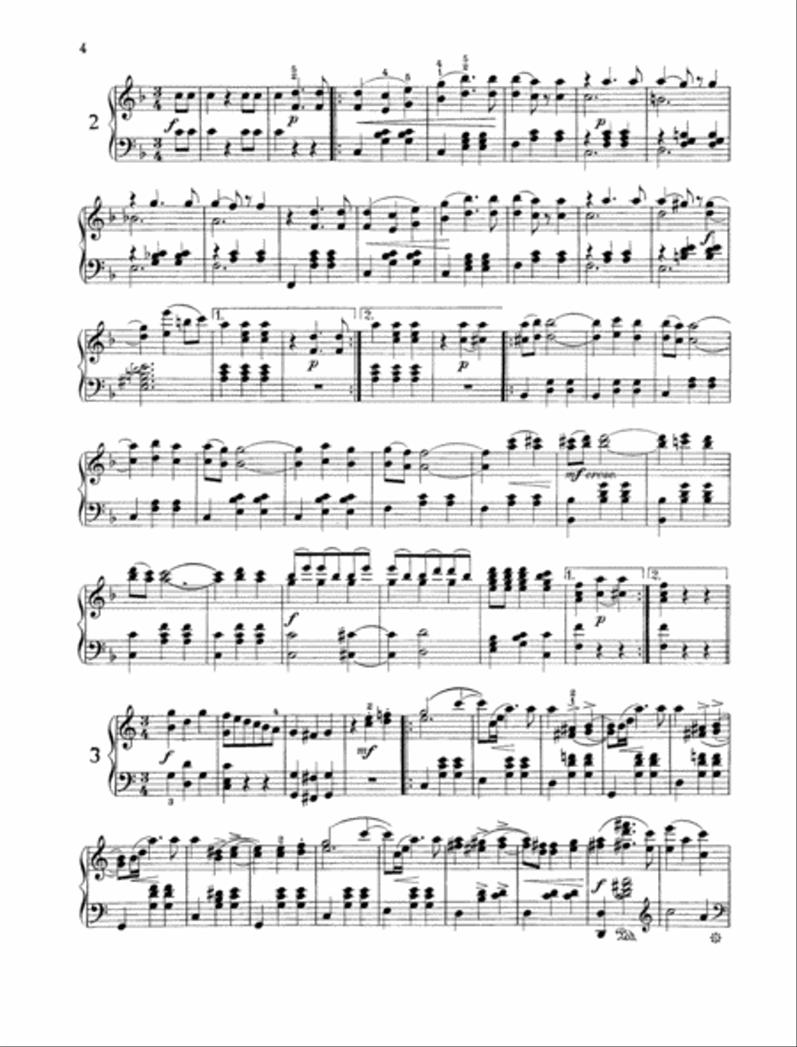 Wiener Blut, Op. 354 Piano Solo scores gallery preview page 3