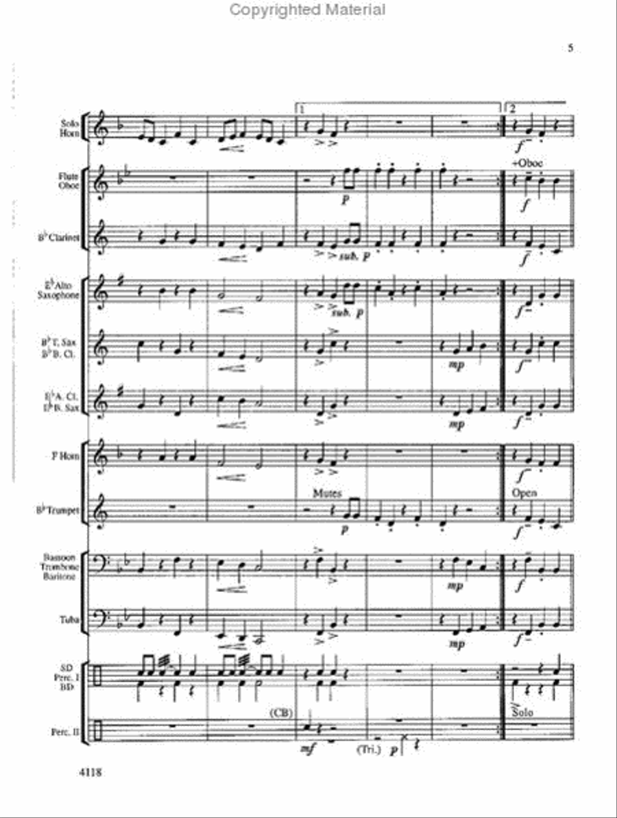 St. Croix Rag Concert Band scores gallery preview page 4