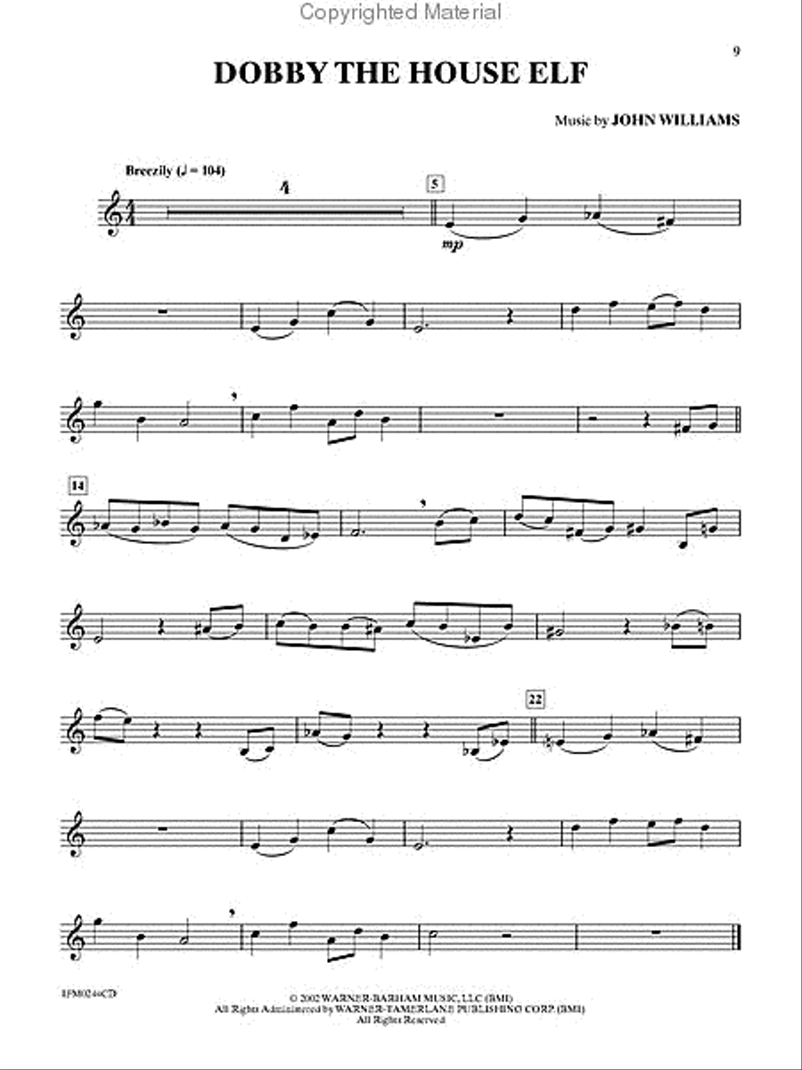 Harry Potter and the Chamber Of Secrets (Trumpet) Trumpet Solo scores gallery preview page 2