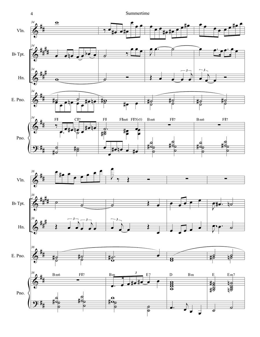 Summertime Brass Duet scores gallery preview page 4
