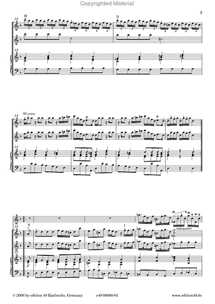 Trio in g-Moll RV 85 fur Mandoline und Basso Continuo