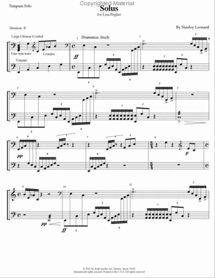 Solus Percussion scores gallery preview page 4