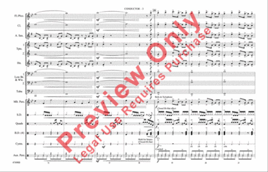 Girls Like You Marching Band scores gallery preview page 4