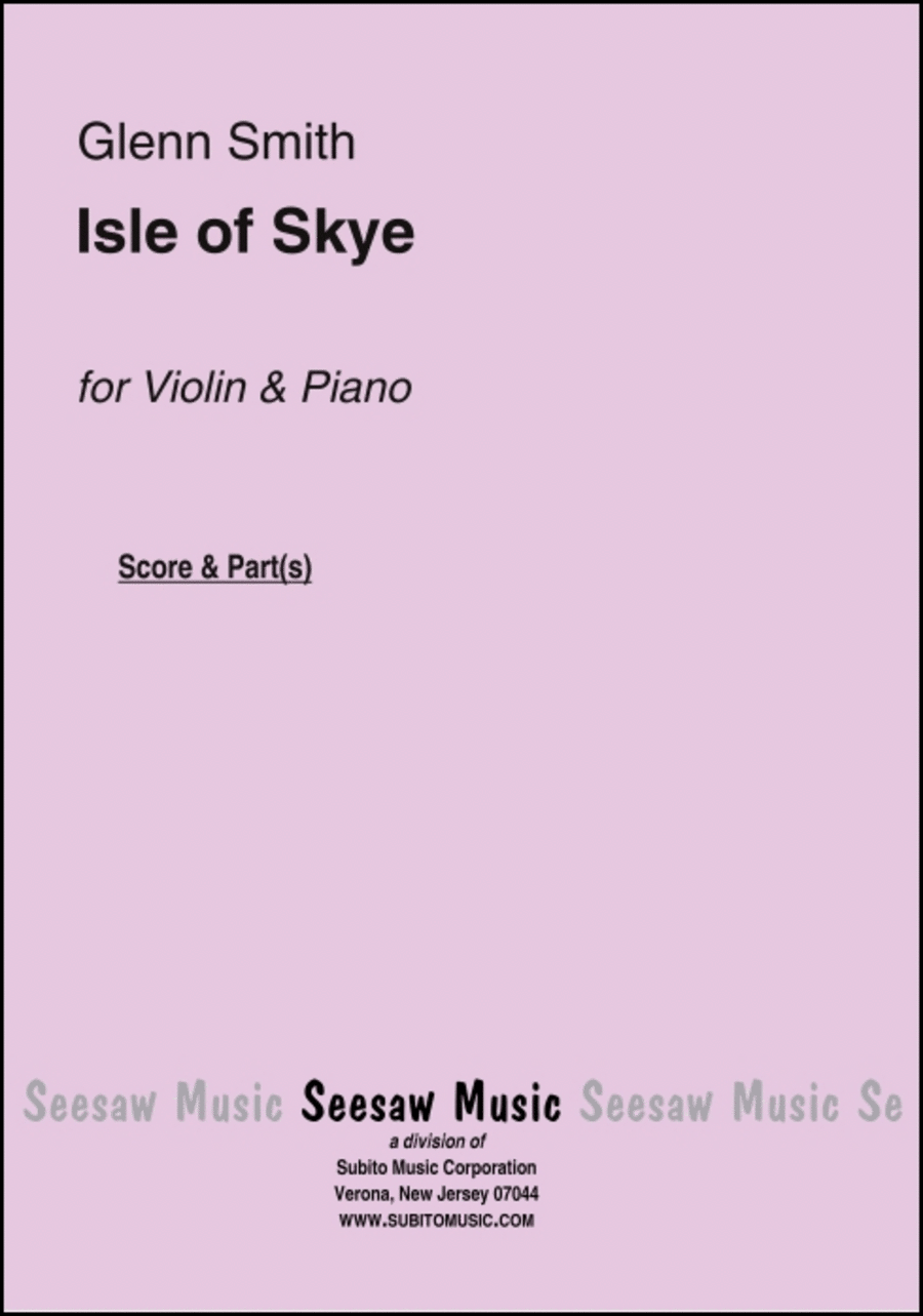 Isle of Skye Violin Solo scores gallery preview page 1