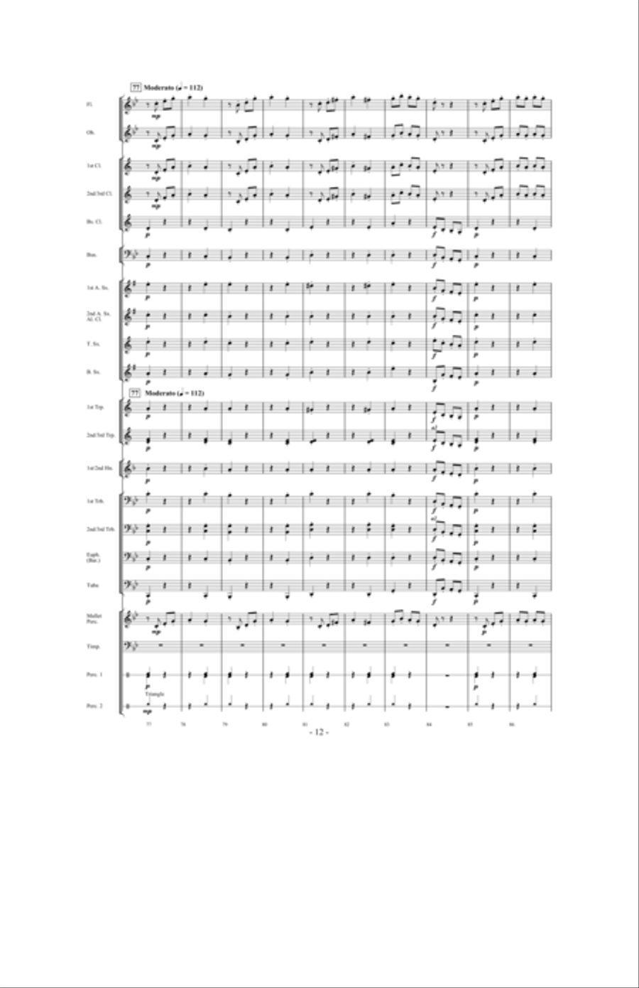 Gypsy Caravan Concert Band scores gallery preview page 11
