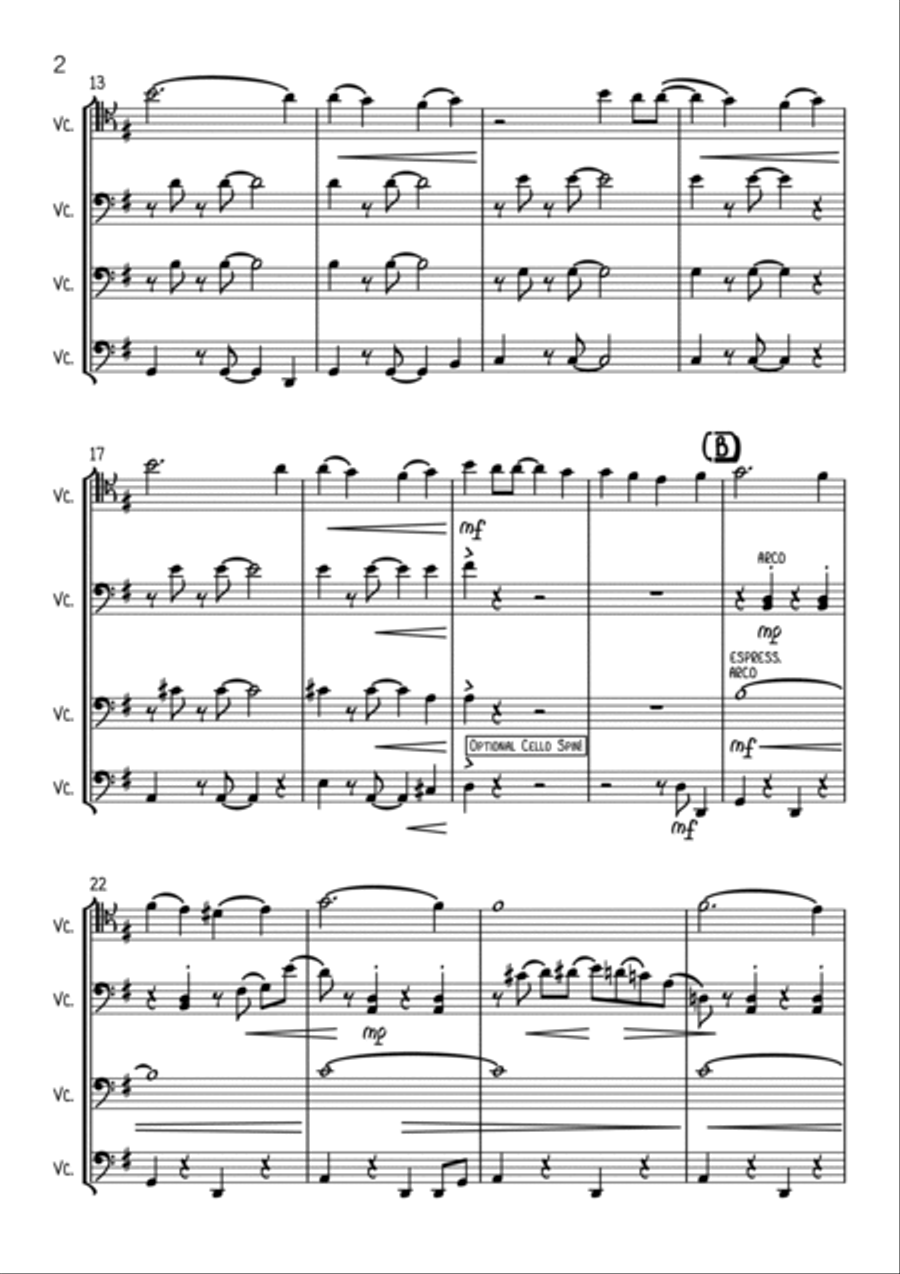 L-O-V-E String Quartet scores gallery preview page 2