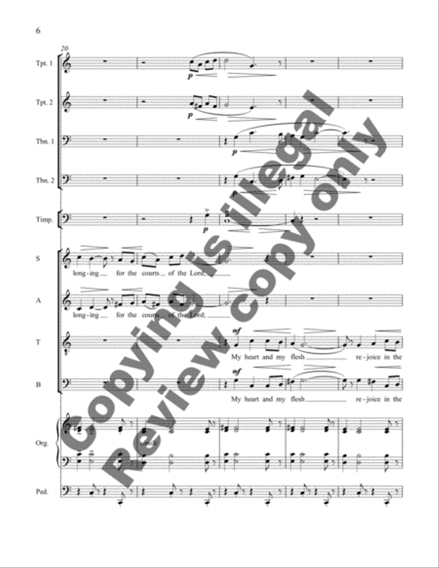 How Dear to Me (Full Score) Choir scores gallery preview page 6