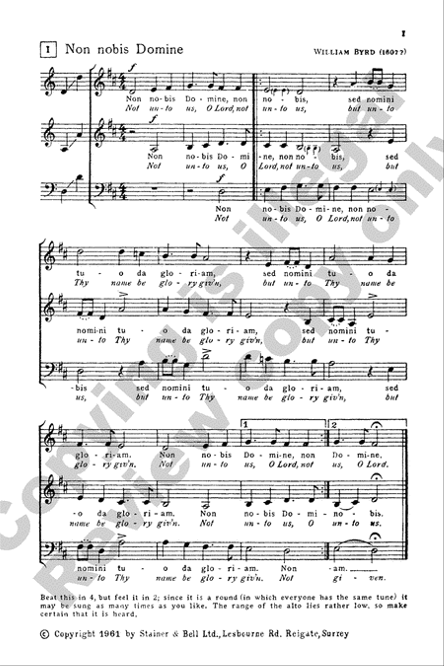 Invitation to Madrigals, Book 1 3-Part scores gallery preview page 26