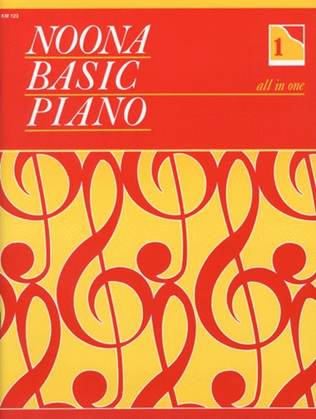 Book cover for Noona Basic Piano Book 1