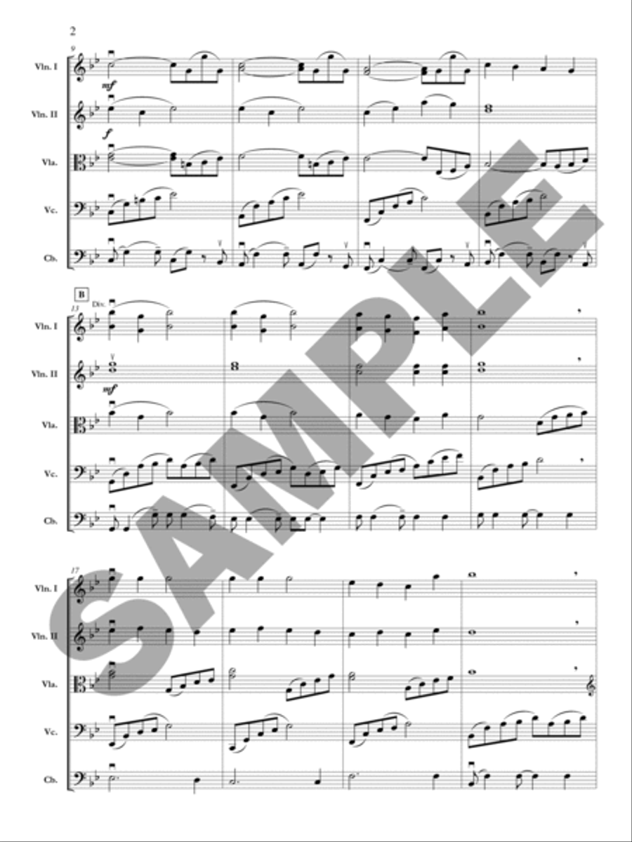 Classic Hanukkah Medley Orchestra scores gallery preview page 3
