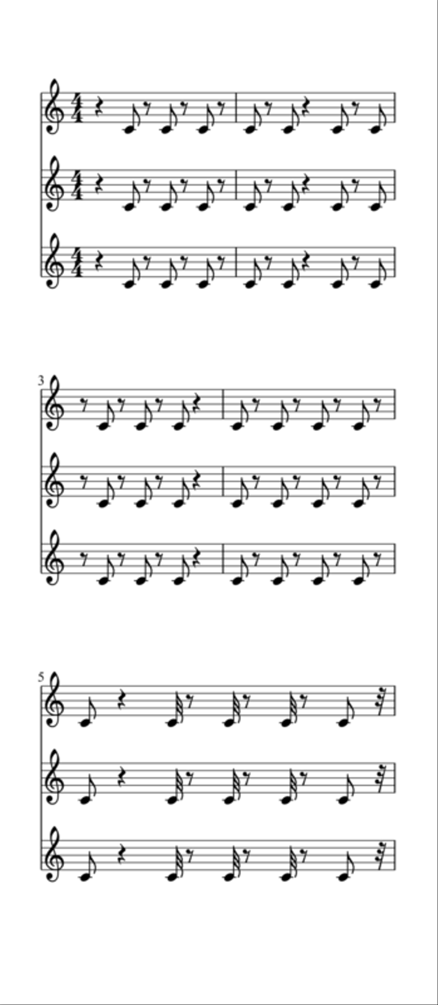 Morse Charang : 000323 Small Ensemble scores gallery preview page 5