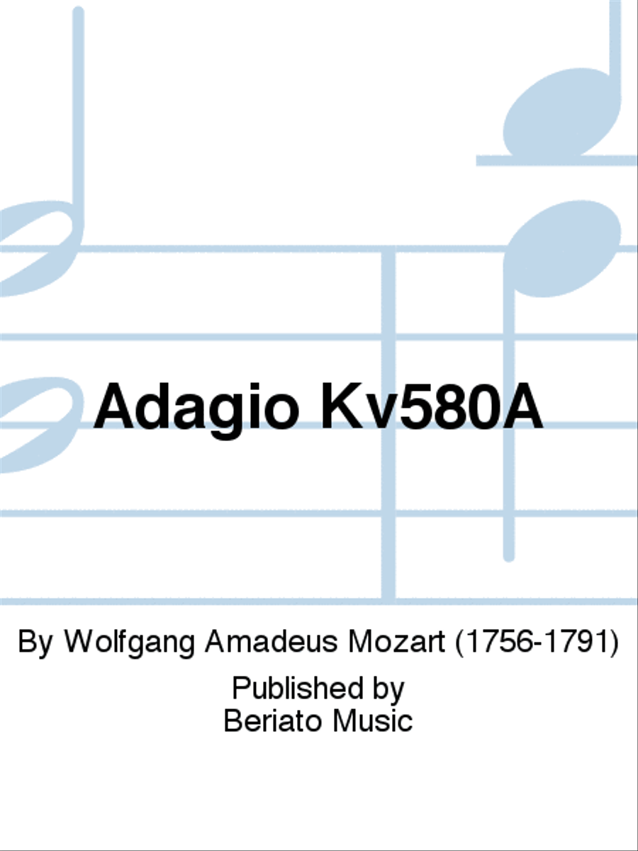 Adagio Kv580A Clarinet scores gallery preview page 1