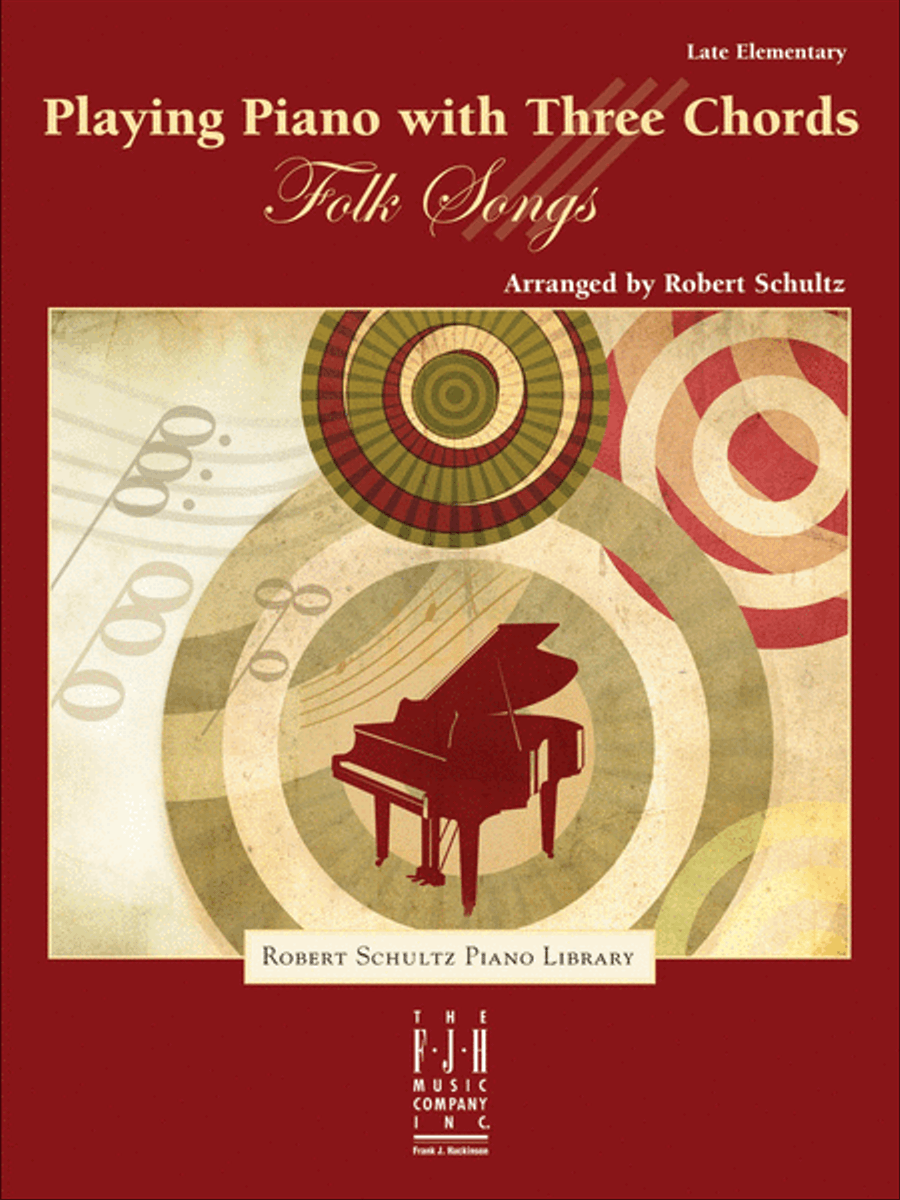 Playing the Piano with Three Chords -- Folk Songs Easy Piano scores gallery preview page 1