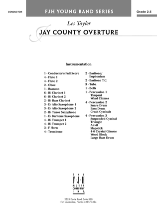 Jay County Overture: Score