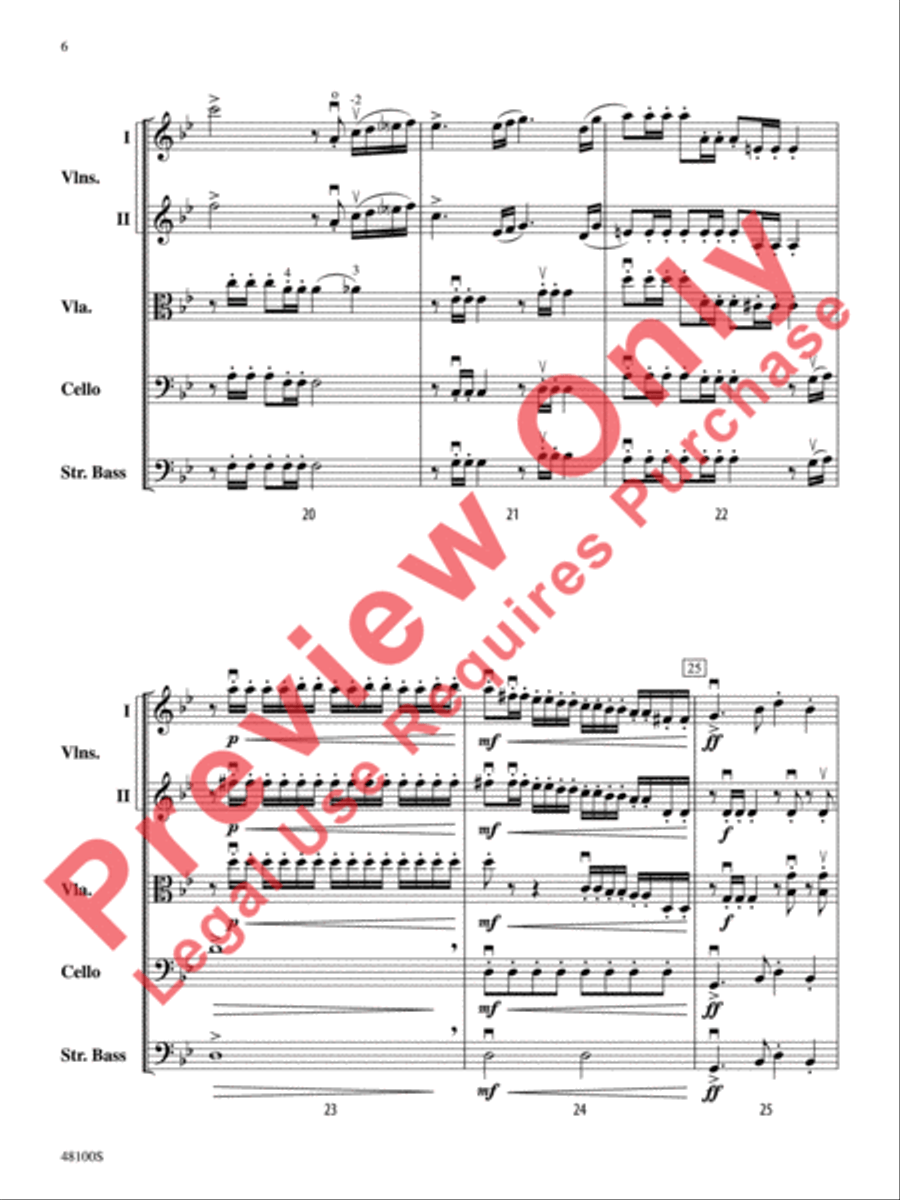 Prelude in G Minor String Orchestra scores gallery preview page 7