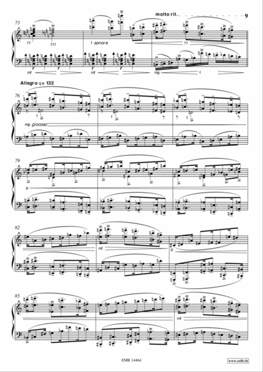 Ballade No. 2 Ballade No. 2 Piano Solo scores gallery preview page 9