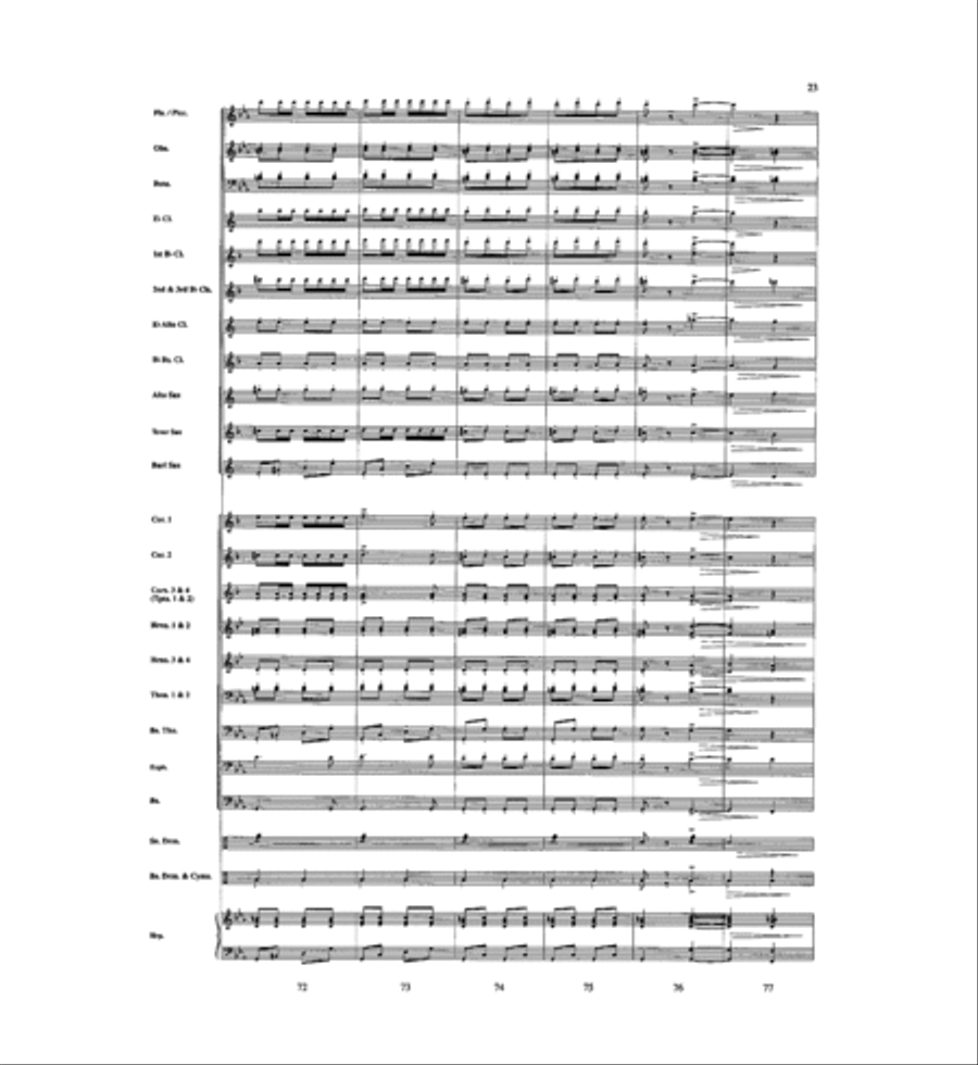 El Capitan Concert Band scores gallery preview page 13
