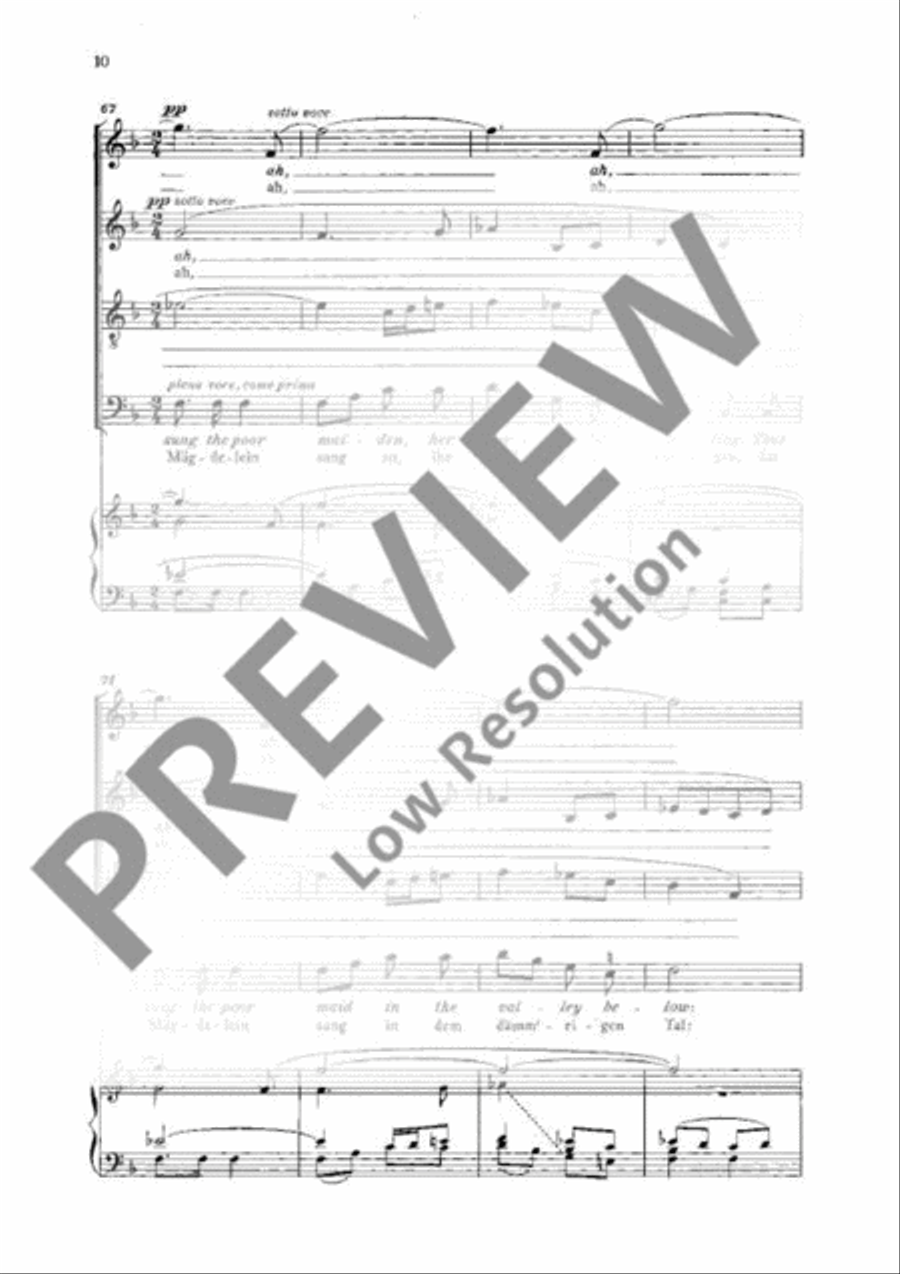 Four Songs from the British Isles 4-Part scores gallery preview page 9